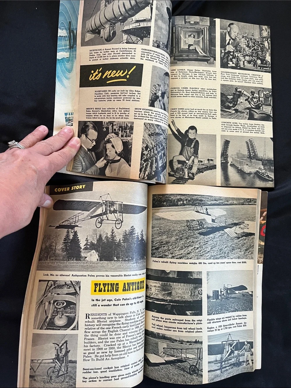 Vtg Lot 4 1955 MECHANIX ILLUSTRATED Magazines 50s DIY Transportation Cars Boats+